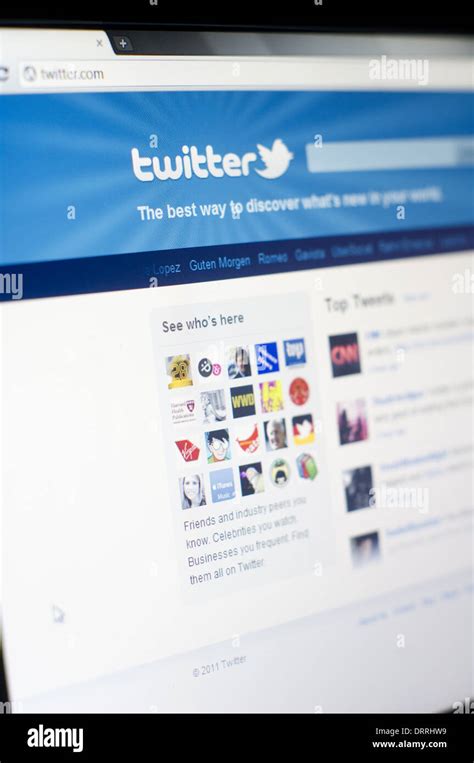 twitter login page stock photo alamy