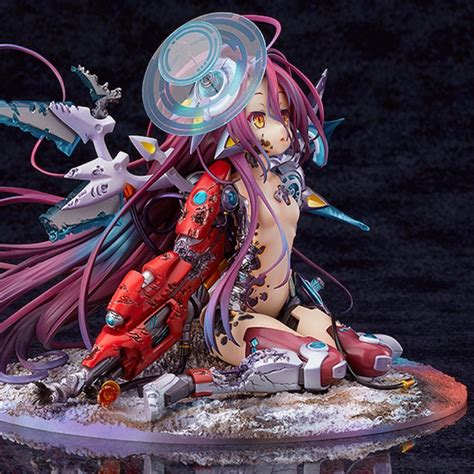 31cm No Game Life Zero Anime Figura Jibril Shiro Schwi De Acción Gran