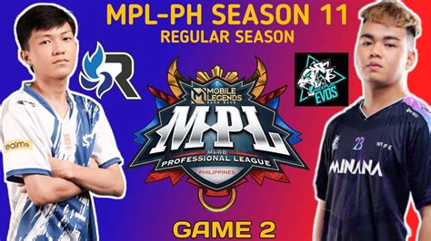 Rsg Vs Nxpe Evos Game Regular Season Mpl Ph Season Mplindonesia