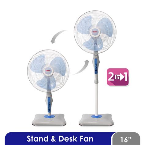 Jual Cod Ready Cosmos Twino In Stand Fan Desk Fan Kipas Angin