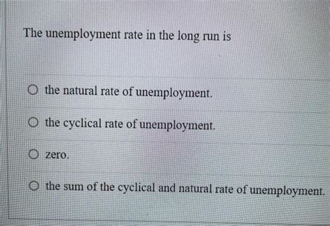 Solved A Person Who Is A Discouraged Worker Is Part Of O The Chegg