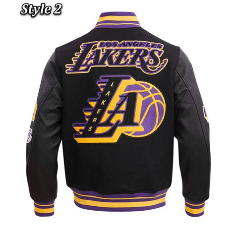 Black Los Angeles Lakers Mash Up Varsity Jacket Jackets Masters