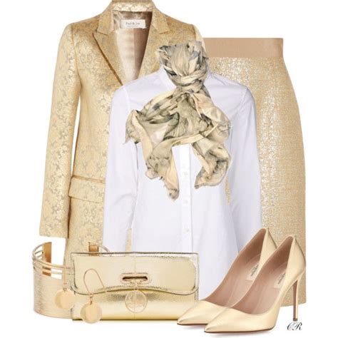 White And Gold Gold Outfit Fashionistas Style Fashion