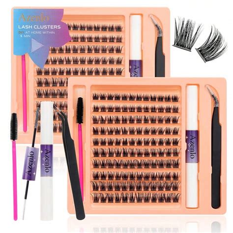 120pcs Diy Lash Extension Kit Lash Clusters With Strong Hold Lash Bond