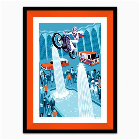 The Triumph Of Evel Fine Art Print Evel Knievel ©️and ™️ K And K Enterprises Inc Shag