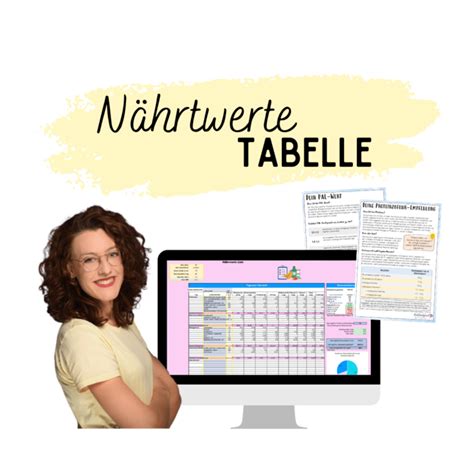 Nährwerte Tabelle unkomplizierte Alternative für teure