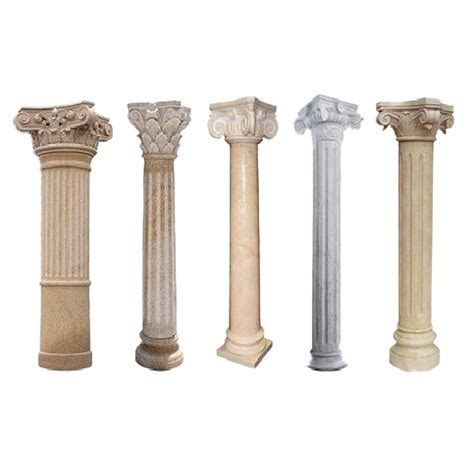 Custom Outdoor Decoration Pillar Interior Roman Granite Marble Column