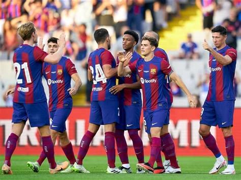 FC Barcelona Tottenham w meczu towarzyskim źr Getty Images Piłka