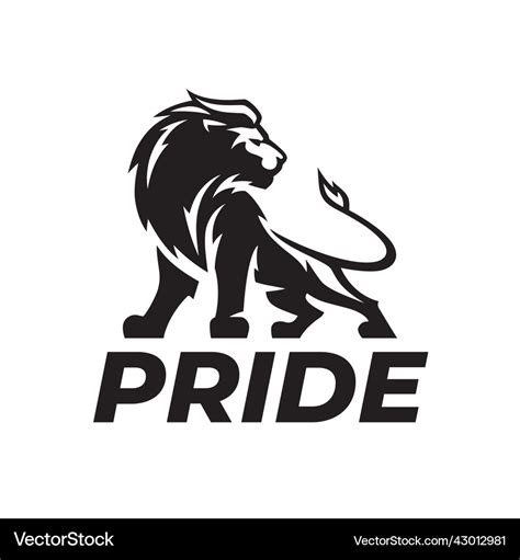 Male lion logo icon Royalty Free Vector Image - VectorStock