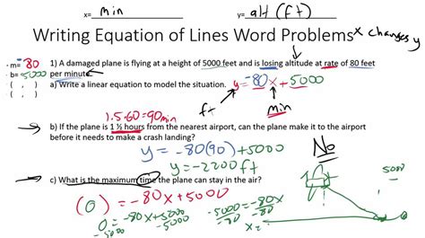 Writing Equations From Word Problems Practice