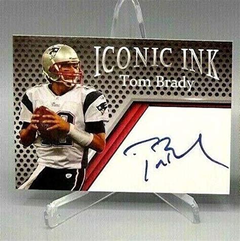 Iconic Ink Tom Brady 2019 Autographed Editon Signature Card! | WantItAll