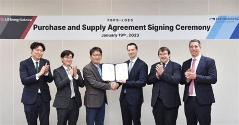 Freudenberg E Power Systems And Lg Energy Solution Sign Long Term