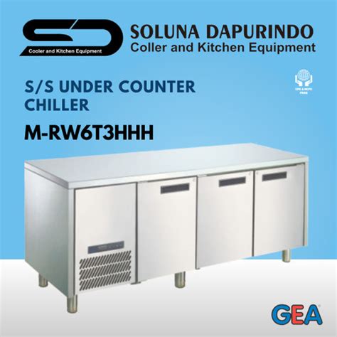 Jual GEA STAINLESS STEEL UNDER COUNTER CHILLER M RW6T3HHH MRW6T3HHH