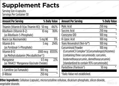 Mitochondrial Nrg 120 Caps By Designs For Health Ipm Supplements