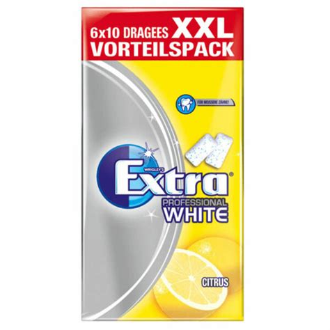 Wrigleys Kaugummis Extra Professional White Mit Zitrone Big Pack Von