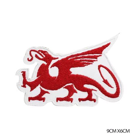 Red Dragon Patch Dragon Patch Cute Chinese Dragon Patch Iron On Sew