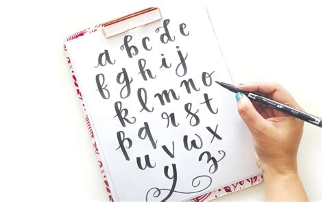 Brush Calligraphy Introducing My New Brush Pen Lettering Class