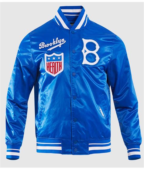 Brooklyn Dodgers Retro Classic Rib Satin Jacket