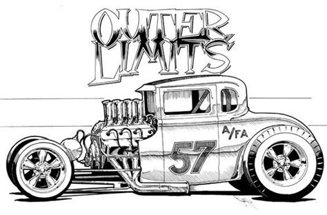 Pin On Drag Racing Cartoons