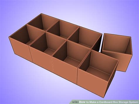 How to Make a Cardboard Box Storage System: 4 Steps