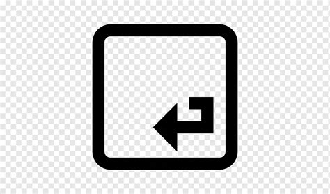 ikon komputer tombol enter  lain sudut teks keyboard komputer