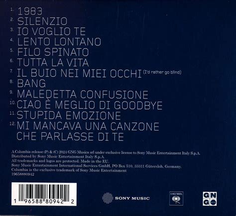 Gianna Nannini Sei Nel L Anima Cd Jpc