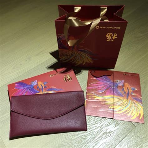 Bn Private Bank Cny Gift Set Ang Pow Red Packet Everything Else