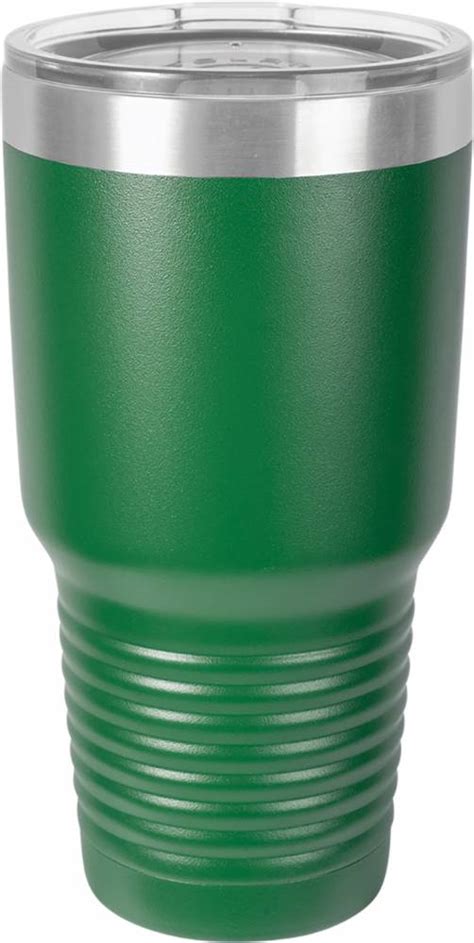 Green Oz Polar Camel Vacuum Insulated Tumbler With Clear Lid Oz