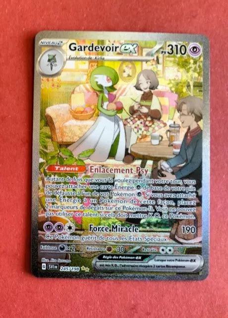 Carte Pok Mon Gardevoir Ex Carlate Et Violet Exc Vf Eur