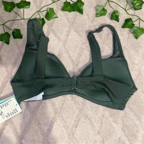 Dark Green Bikini Bra Bikini Womensclothing Summer Depop