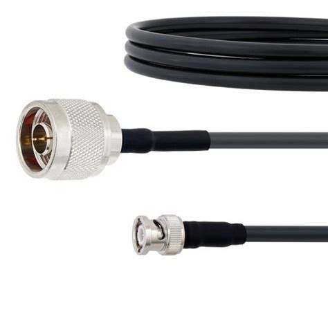 Low Loss N Male To Bnc Male Cable Lmr 240 Coax In 24 Inch