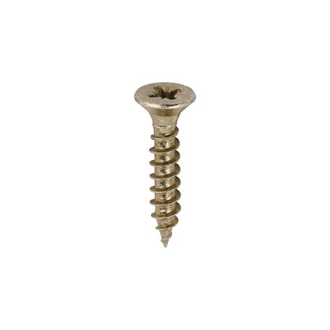 Timco Classic Multi Purpose Screws Pz Double Countersunk Yellow