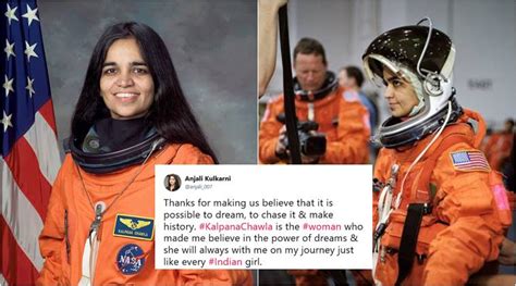 ‘thanks For Inspiring Kalpana Chawla Twitterati Remember Indias