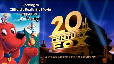 Opening To Cliffords Really Big Movie 2004 Dvd Fox Version For Aj