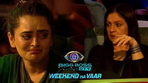 Bb Ott 2 Wkv Poojas Angered Busted On The Contestants Falak Became Emotional Youtube