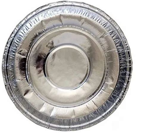 Silver Circular Inch Disposable Paper Plate At Rs Piece In Kanpur