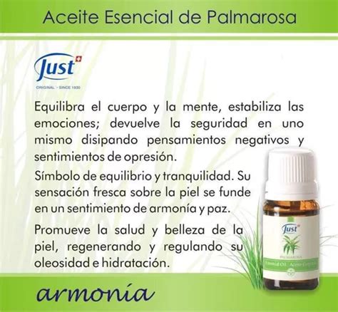 Just Aceite Esencial De Palmarosa Ml Y Lavanda Ml Swiss Env O Gratis