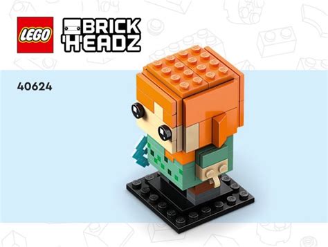 Lego Instructions For Set Alex Brickheadz Minecraft