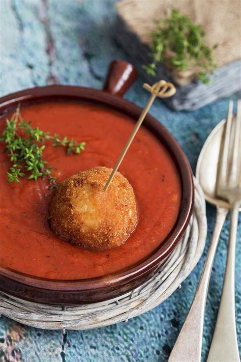 Arancini In Tomato Sauce With Fresh Thyme Photograph By Aniko Takacs Pixels