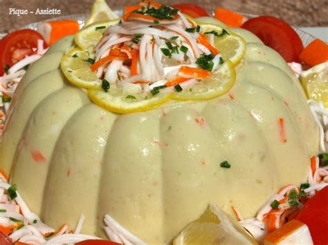 Couronne De Mousse D Avocats Au Surimi Tupp Pique Assiette