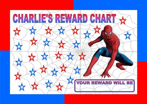 Spiderman Reward Chart Printable Free Printable Templates