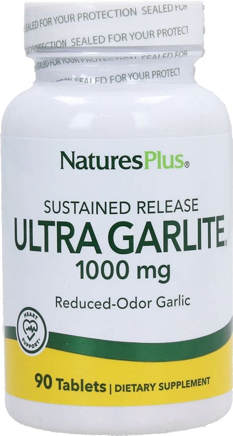 Ultra Garlite Mg S R Comprimidos Nature S Plus Vitalabo