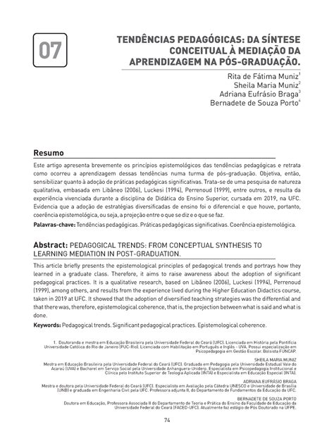 252 Te~1 Material Sobre Educação TendÊncias PedagÓgicas Da SÍntese