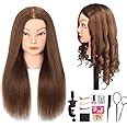 Amazon Opini Mannequin Head With Real Human Hair Cosmetology