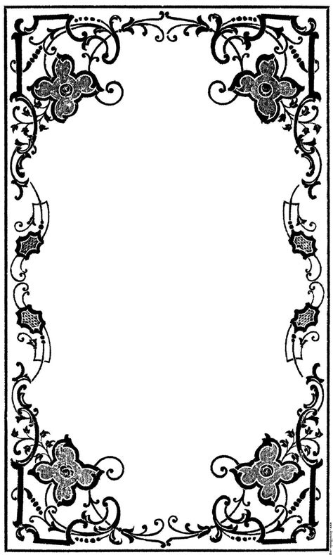 Gothic Border Vector at GetDrawings | Free download