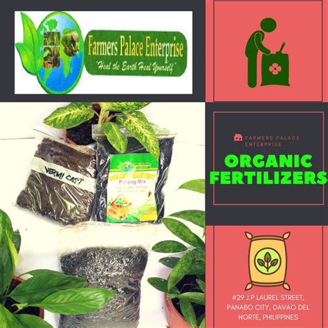 An Advertisement For Organic Fertilizers With Plants