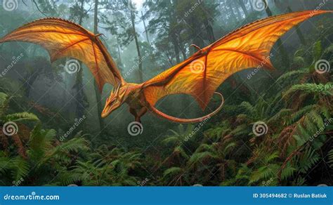 Jurassic Dinosaurs At Jungle Royalty Free Stock Photography
