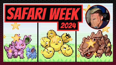 6 LIVE shiny Pokémons in the Kanto Safari Zone in FireRed LeafGreen