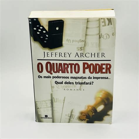 Livro O Quarto Poder Jeffrey Archer Shopee Brasil