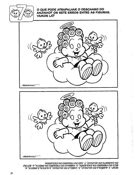 Alfabetizando com Mônica e Turma: Jogo dos 7 erros - Mais alguns